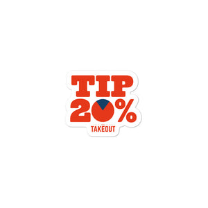 "Tip 20%" Stickers