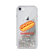 Load image into Gallery viewer, &quot;Sandwich&quot; Liquid Glitter Phone Case
