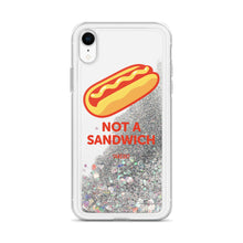 Load image into Gallery viewer, &quot;Not a Sandwich&quot; Liquid Glitter Phone Case
