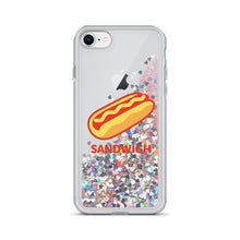 Load image into Gallery viewer, &quot;Sandwich&quot; Liquid Glitter Phone Case

