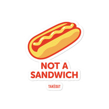Load image into Gallery viewer, &quot;Not a Sandwich&quot; Stickers
